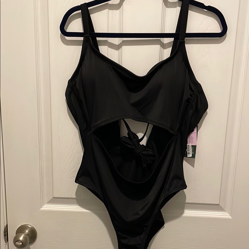 Wild Fable Black One Piece Swimsuit